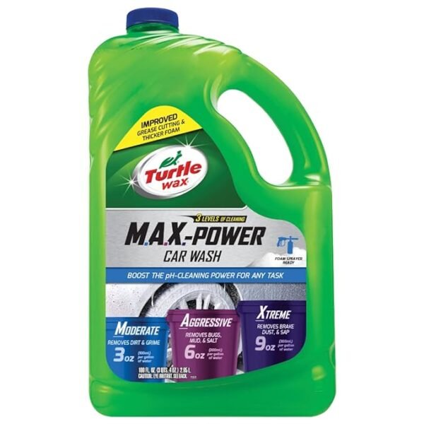 Turtle Wax shampoo (max power)